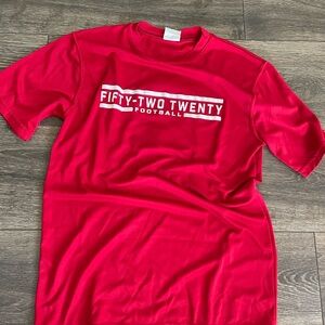 YL football top, dri fit material